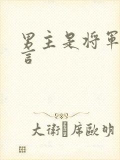 男主是将军的古言