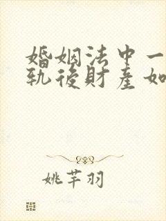 婚姻法中一方出轨后财产如何分配