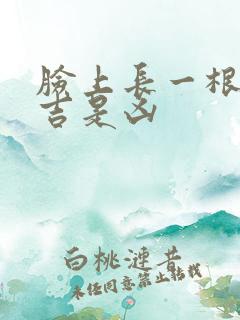 脸上长一根毛是吉是凶