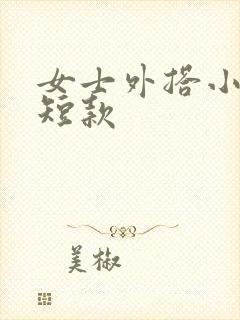 女士外搭小开衫短款