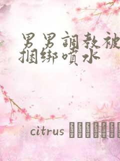 男男调教被c哭捆绑喷水