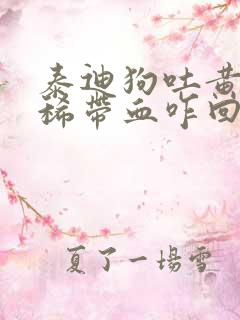 泰迪狗吐黄水拉稀带血咋回事