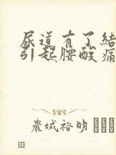 尿道有了结石会引起腰酸痛