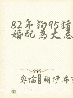 82年狗95猪婚配为大忌