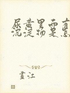 尿黄里面有白色沉淀物是怎么回事