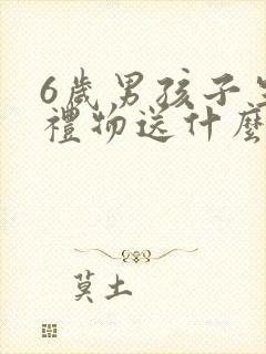 6岁男孩子生日礼物送什么好