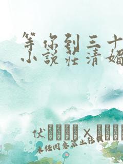 等你到三十岁末小说庄清媚