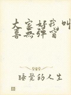 大家好我叫林小喜无弹窗