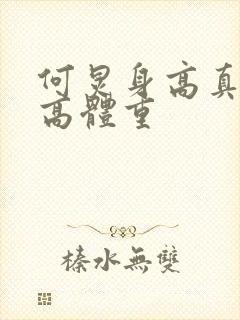 何炅身高真实身高体重