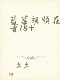 蓝莓视频在线观看18+