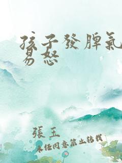 孩子发脾气暴躁易怒