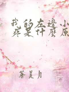 我的左边小肚子疼是什么原因,我是女性