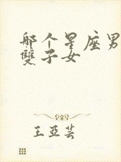 哪个星座男爱惨双子女