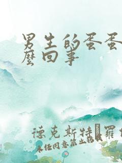 男生的蛋蛋疼怎么回事