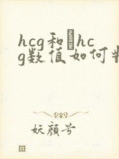 hcg和βhcg数值如何对比