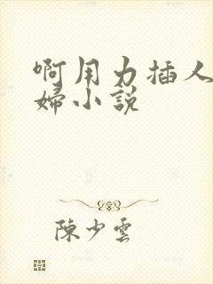 啊用力插人妻少妇小说
