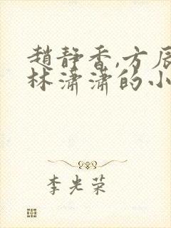 赵静香,方辰,林潇潇的小说