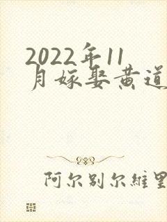 2022年11月嫁娶黄道吉日
