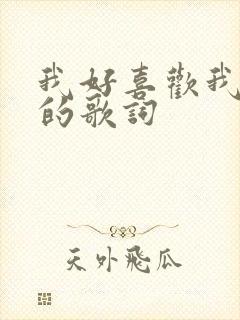 我好喜欢我自己的歌词