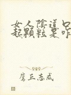 女人阴道口部位起颗粒是咋回事