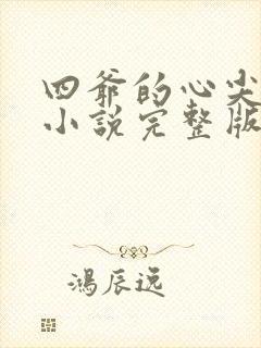 四爷的心尖宠妃小说完整版