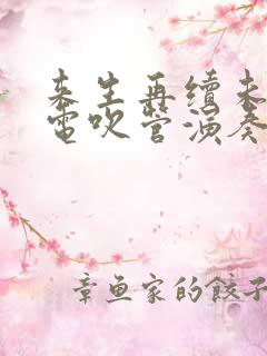 来生再续未了情电吹管演奏