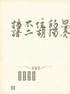 挡不住的思念简谱二胡独奏