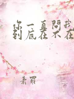 你一直问我的心到底在不在是什么歌