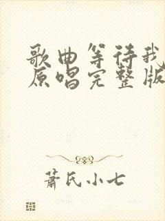 歌曲等待我的人原唱完整版