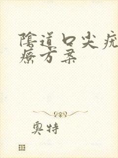 阴道口尖疣湿治疗方案