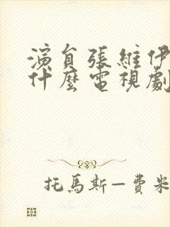 演员张维伊演过什么电视剧