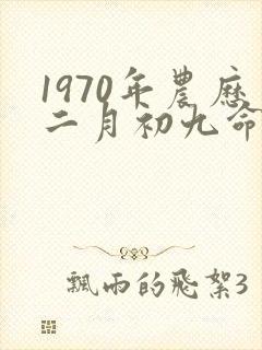 1970年农历二月初九命运