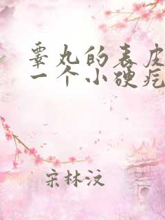 睾丸的表皮长了一个小硬疙瘩