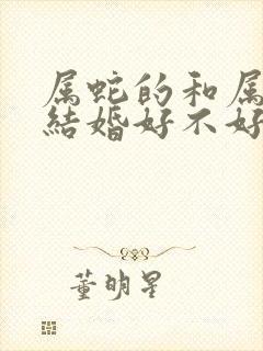 属蛇的和属牛的结婚好不好