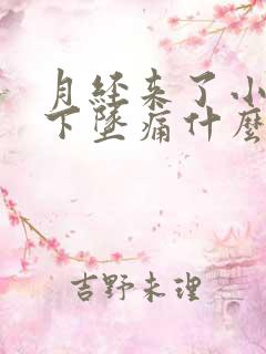 月经来了小肚子下坠痛什么原因