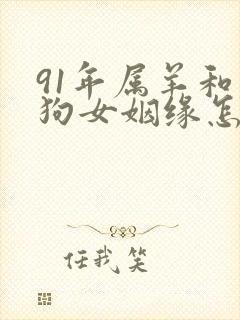 91年属羊和属狗女姻缘怎样