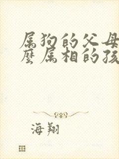 属狗的父母生什么属相的孩子好