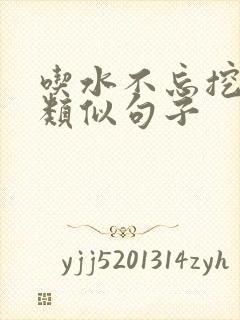 吃水不忘挖井人类似句子
