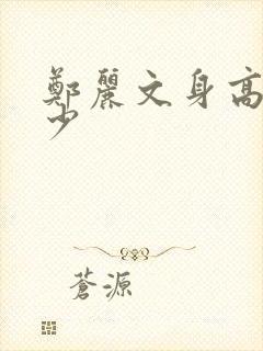 郑丽文身高是多少