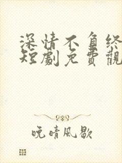 深情不负终遇你短剧免费观看