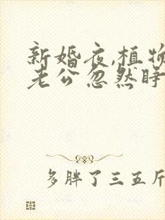 新婚夜,植物人老公忽然睁开眼大结局