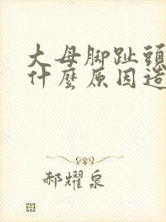 大母脚趾头麻是什么原因造成的