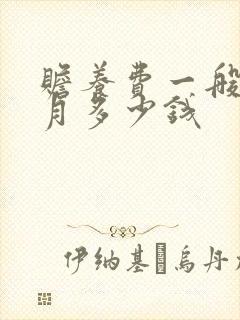 赡养费一般一个月多少钱