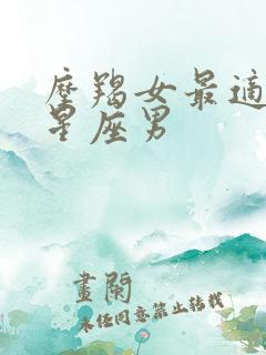 摩羯女最适合的星座男