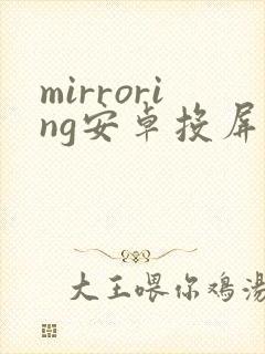 mirroring安卓投屏软件怎么使用