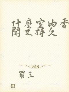 什么室内香水好闻又持久