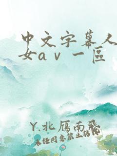 中文字幕人妻熟女aⅴ一区