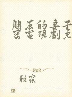 朋友的妻子的秘密电视剧免费观看