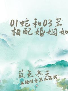 01蛇和03羊相配婚姻如何