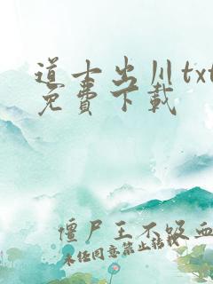 道士出川txt免费下载